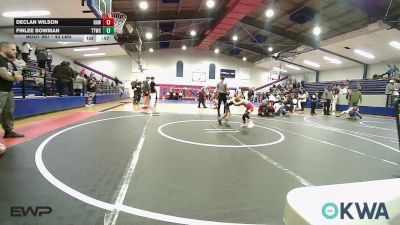 43 lbs Consolation - Declan Wilson, Raw Wrestling Club vs Finlee Bowman, Team Tulsa Wrestling Club