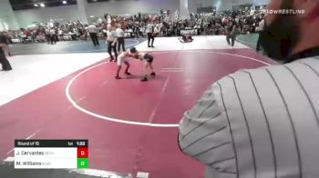 57 lbs Round Of 16 - Joseph Cervantes, Dethrone vs Miller Williams, BlackCat WC