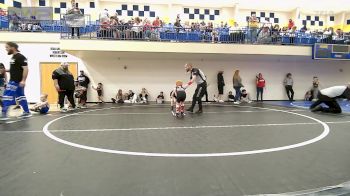 55 lbs Consi Of 8 #2 - Langston Pippin, Wagoner Takedown Club vs Keizor Dentis, Keystone Wrestling Club