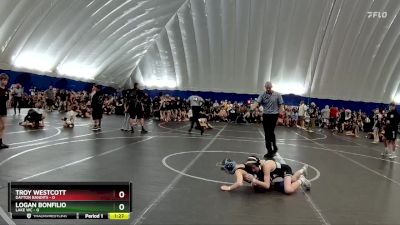 72 lbs Round 4 (8 Team) - Logan Bonfilio, Lake WC vs Troy Westcott, Dayton Bandits