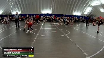76 lbs Round 4 (8 Team) - Brayden Kuhlman, Westshore vs Mekai Lawnicak Hons, Olmsted Falls