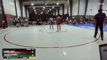 157 lbs Cons. Round 2 - Xariel Soto, Mat Demon Wrestling Club vs Dustin Eguires, Washington