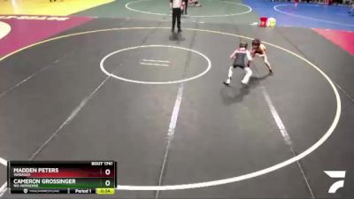 55 lbs Cons. Round 2 - Madden Peters, Wabasso vs Cameron Grossinger, No-Nonsense