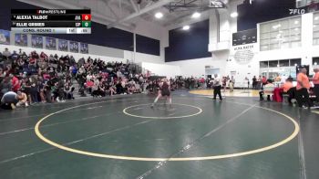 140 lbs Cons. Round 1 - Ellie Grimes, Esperanza vs Alexia Talbot, Ayala