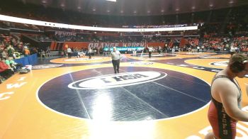 1A 285 lbs Champ. Round 1 - Joey Humphries, Mackinaw (Deer Creek-M.) vs Michael Soto, Wood River (East Alton-W.R.)