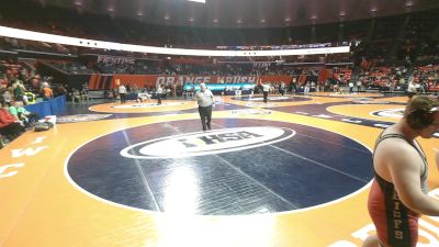 1A 285 lbs Champ. Round 1 - Joey Humphries, Mackinaw (Deer Creek-M.) vs Michael Soto, Wood River (East Alton-W.R.)