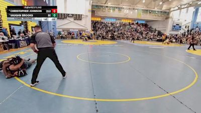 215 lbs Cons. Round 2 - Vaughn Brooks, McKean H S vs Christopher Johnson, Charter School Of Wilmington
