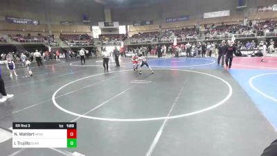 100 lbs Rr Rnd 3 - Nathaniel Wahlert, Monte Vista Takedown Club vs Isaac Trujillo, Duran Elite