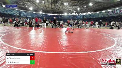 77 lbs Semifinal - Andrew Taussig, Greater Heights Wrestling vs Sam Smith, Sebolt Wrestling Academy