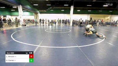 126 lbs Round Of 128 - Landen Vercoe, MD vs Dj Clarke, GA