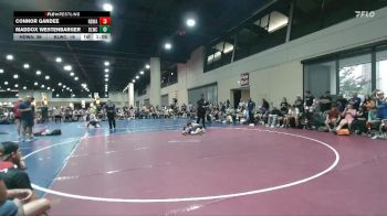 95 lbs Round 2 (6 Team) - Maddox Westenbarger, Blackman WC vs Connor Gandee, North DeSoto Red WA