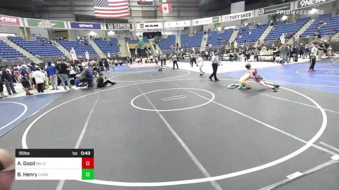 95 lbs Consolation - Alex Good, Bald Eagle Wrestling vs Breckin Henry ...