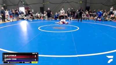 125-130 lbs Semifinal - Olin Storlie, OR vs Raiden Cook, WA