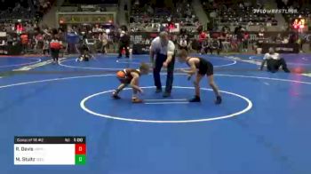 64 lbs Consolation - Rye Davis, Honey Badger WC vs Maddox Stultz, Beech Grove WC