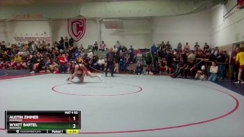 144 lbs Cons. Round 3 - Wyatt Bartel, Durango vs Austin Zimmer, Montrose