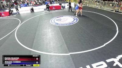 190 lbs Round 1 - Olivia Ruacho, Red Wave Wrestling vs Roxana Canedo, California