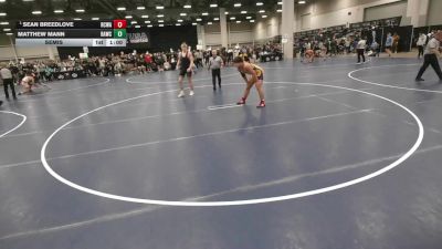 175 lbs Semis - Sean Breedlove, Red Cobra Wrestling Academy vs Matthew Mann, Broken Arrow Wrestling Club