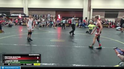 78 lbs Quarterfinal - Landon Weir, School Of Hard Knocks vs Peyton Boston, Backyard Brawlers