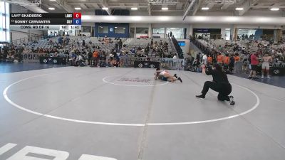 113 lbs Cons. Rd Of 16 - Layf Skadberg, Las Animas Wrestling Club vs Sonny Cervantes, Silvaback