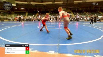 100 lbs Final - Evan Savage, Ranger 47 Wrestling Club vs Ryan Addis, Graham Future Falcons