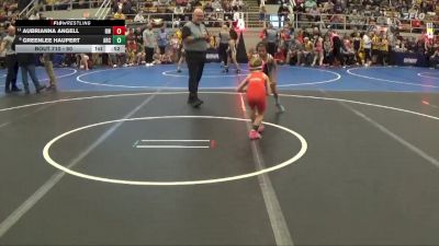 50 lbs Champ. Round 1 - Aubrianna Angell, Reynoldsburg Wrestling vs Greenlee Haupert, Arcadia