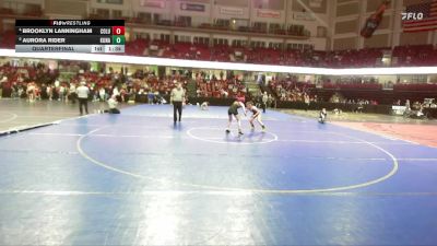 114 lbs Quarterfinal - Aurora Rider, Kuna vs Brooklyn Lanningham, Columbia