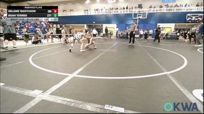 67-70 lbs Semifinal - Delanie Wartchow, Shelton Wrestling Academy vs Noah Torres, Standfast
