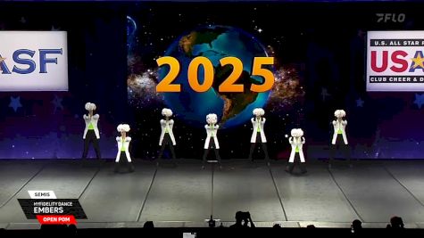 HyFidelity Dance - Embers [2025 Open Pom Semis] 2025 The Dance Worlds