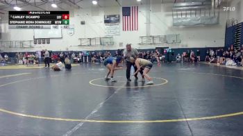 140 lbs Champ. Round 2 - Stephanie Mora Dominguez, Mountain View vs Carley Ocampo, Liberty