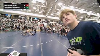 150 lbs Champ. Round 3 - Cameron Stewart, Mountain Ridge vs Spartan Stradinger, Union