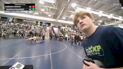 150 lbs Champ. Round 3 - Cameron Stewart, Mountain Ridge vs Spartan Stradinger, Union