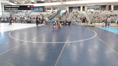190 lbs Cons. Sub-quarters - Jovanni Mansour, GWC vs Tyler Tonella
