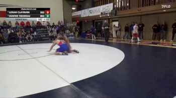 285 lbs Semifinal - Hunter Tibodeau, Big Bend Community College vs Logan Clayburn, Southwestern Oregon Community College