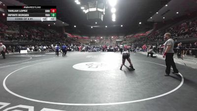 140 lbs Consi Of 8 #1 - Tahliah Lopez, Sunnyside vs Infiniti Borges, Frontier