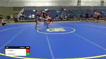 123 lbs Cons. Round 4 - Eddie Goss, Center Grove WC vs Colin Mckelvey, Brownsburg