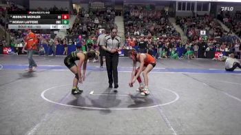 100 lbs Champ. Round 1 - Laetyn Boltz, WTC vs AnnJessa Eisenhour, Scott City Takedown Club