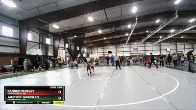 49 lbs Cons. Semi - Jameson Jaramillo, Uintah Wrestling vs Xander Merkley, Uintah Wrestling