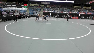 285 lbs Cons. Round 4 - 15 Emmett Bivens, Wayland Baptist vs 14 Ethan DeRoche, Providence