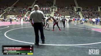 170 lbs Cons. Round 3 - Christopher Weaver, Alabama School For The Blind vs Jace Copeland, Prattville Christian Academy