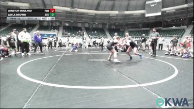 125 lbs Consolation - Winston Holland, Prime Wrestling vs Layla Brown, Standfast