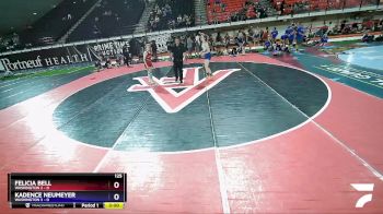 125 lbs Placement Matches (16 Team) - Felicia Bell, Washington 2 vs Kadence Neumeyer, Washington 3