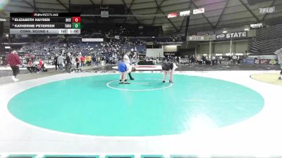 Girls 4A 235 lbs Cons. Round 4 - Katherine Petersen, Tahoma (Girls) vs Elizabeth Hayden, South Kitsap (Girls)
