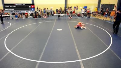 135 lbs Cons. Round 3 - Ava Peters, WI vs Ava Burns, IL