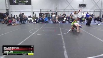 52 lbs Placement (4 Team) - Calvin Thompson, Headhunters vs Casen Taff, Grit Mat Club