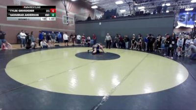 140 lbs Round 1 - Tylee Grosdidier, Small Town Grims vs Savannah Anderson, Middleton Wrestling Club