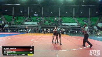 132 lbs Cons. Round 3 - Elizha Thomas, Mae Jemison vs James Sprung, Oxford