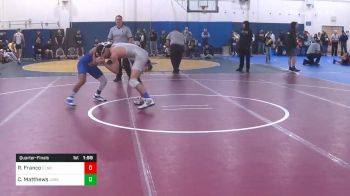 132 lbs Quarterfinal - Ryan Franco, Clovis North vs Charles Matthews, Junipero Serra