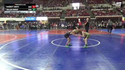 66 lbs Cons. Round 3 - Dillon Sweat, Kalispell Wrestling Club vs Everett Smith, Falls Academy