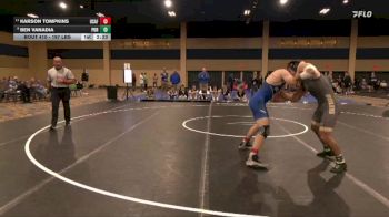 197 lbs C Of 8 #2 - Karson Tompkins, Air Force vs Ben Vanadia, Purdue