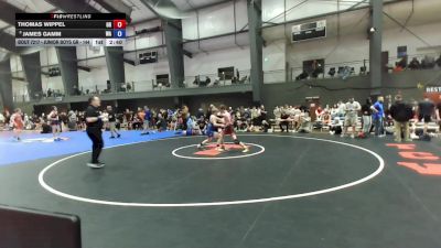 Junior Boys GR - 144 lbs Champ. Round 2 - Thomas Wippel, OR vs James Gamm, WA